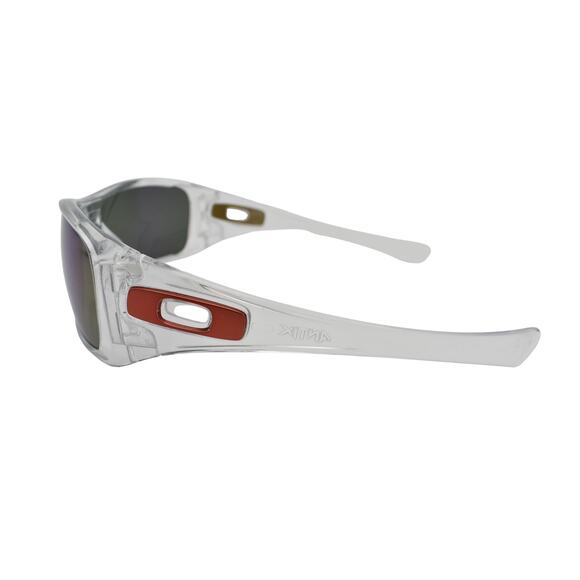 Oakley Antix Clear Frames / Purple Sunglasses - LENSES FAIR/FRAMES GOOD - READ - Picture 9 of 13